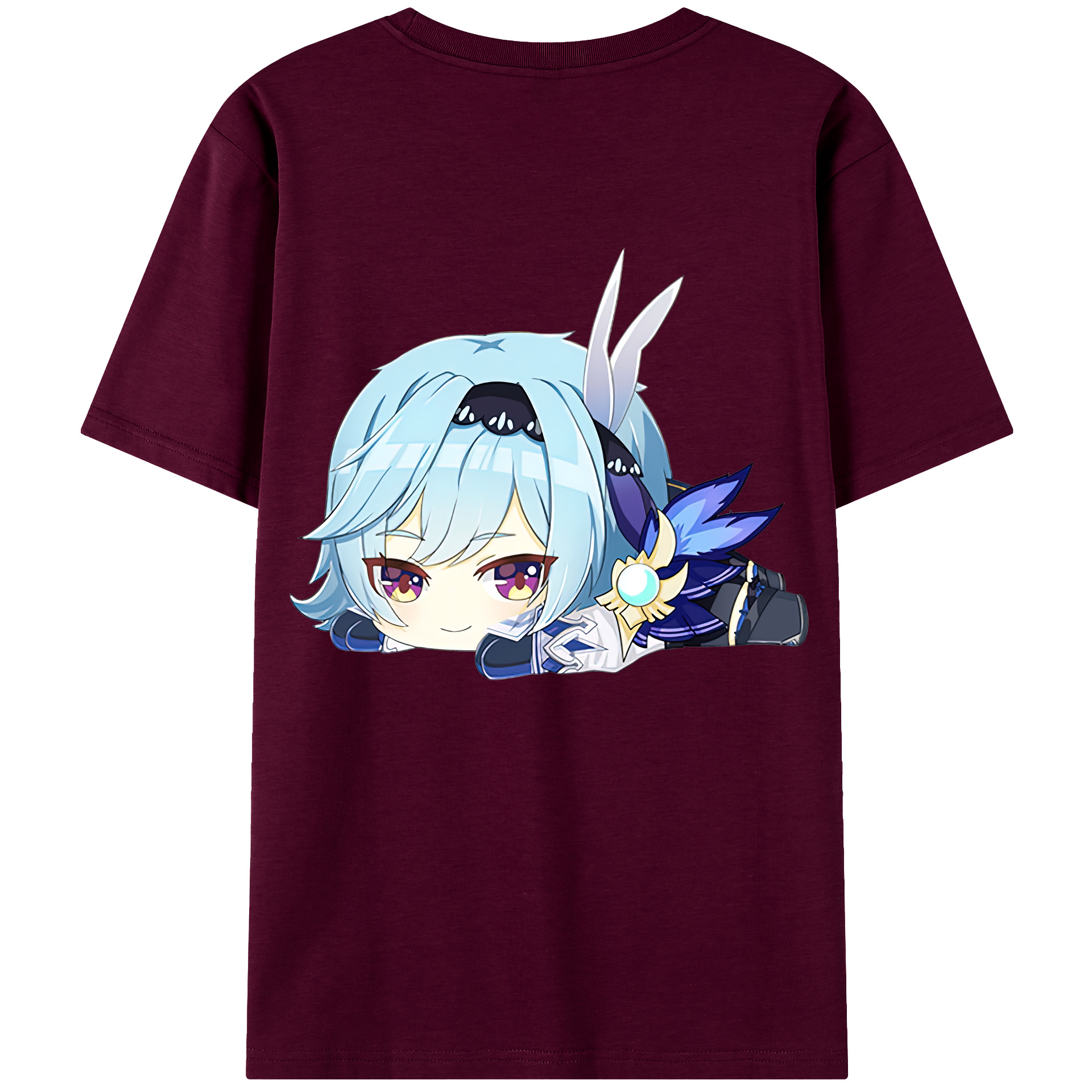 げんし神 优菈 ゆうら genshin Yūra レディース半袖Tシャツ(バックプリント)